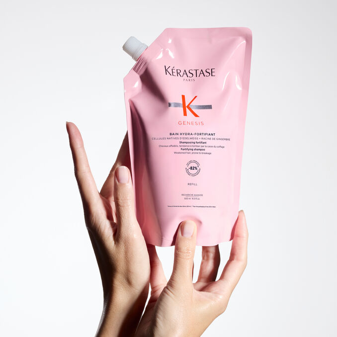 Kérastase Genesis Bain Hydra-Fortifiant зацврстувачки шампон за нормална до масна слаба коса склона кон опаѓање - Refill 500мл 10