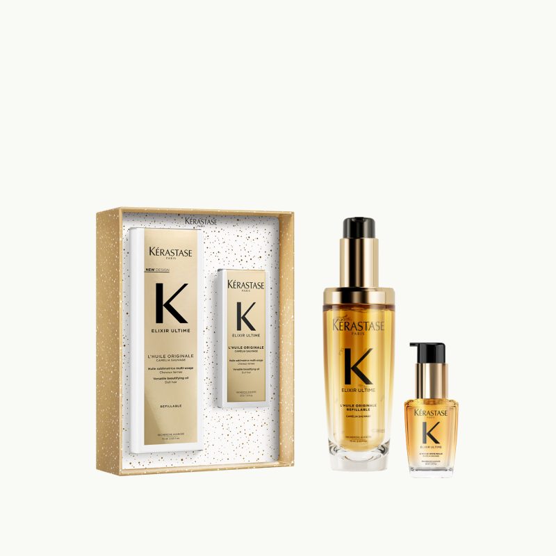 Kérastase Elixir Ultime L’Huile Originale Refillable масло за долготраен сјај и заштита на коса 75ml + 30ml 2