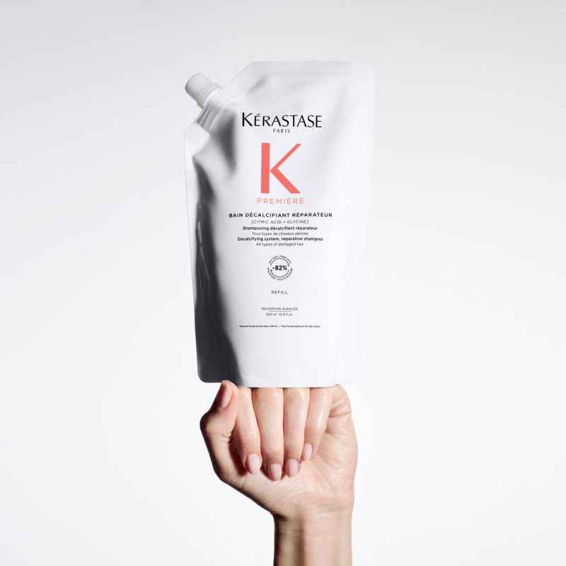 Kérastase Première Bain Décalcifiant Réparateur декалцифицирачки шампон за обнова на сите типови оштетена коса - Refill 500мл 14