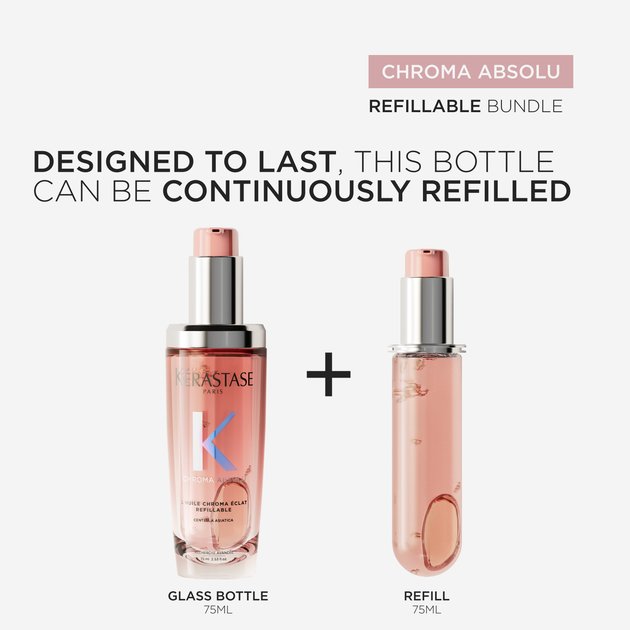 Kérastase Chroma Absolu L'Huile Chroma Éclat Refillable масло за долготраен сјај на сите типови боена коса 8