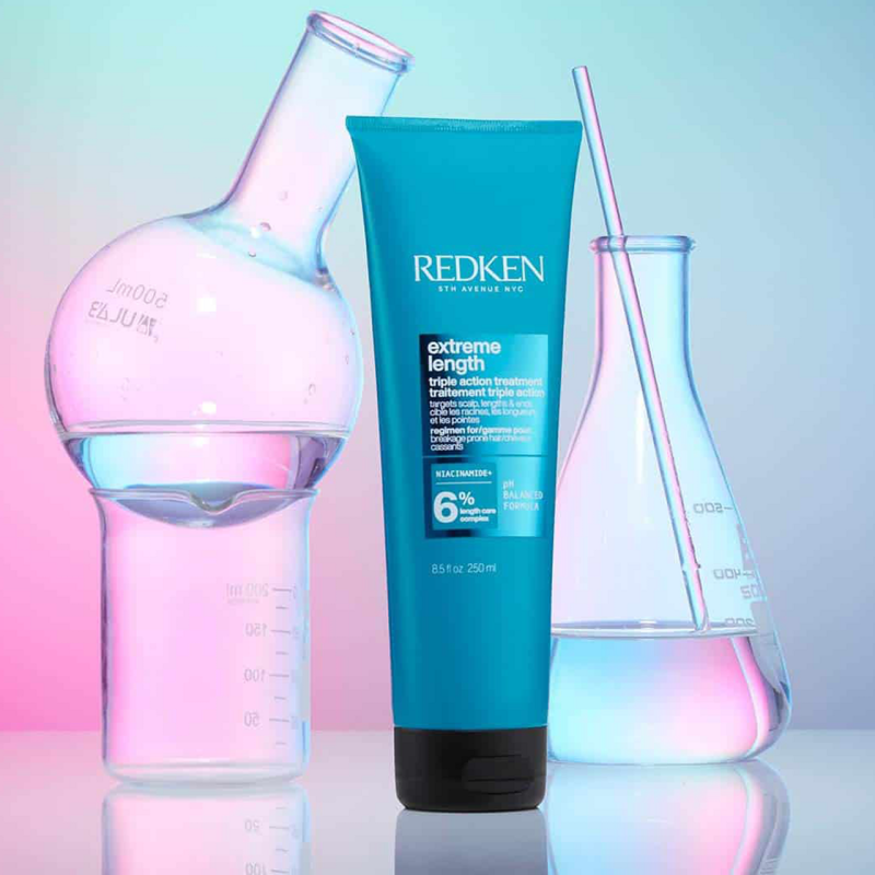 Redken NYC Extreme Length Triple Action 5 минутна третман маска за долга коса 250мл 17 Redken NYC Extreme Length Triple Action 5 минутна третман маска за долга коса 250мл 16