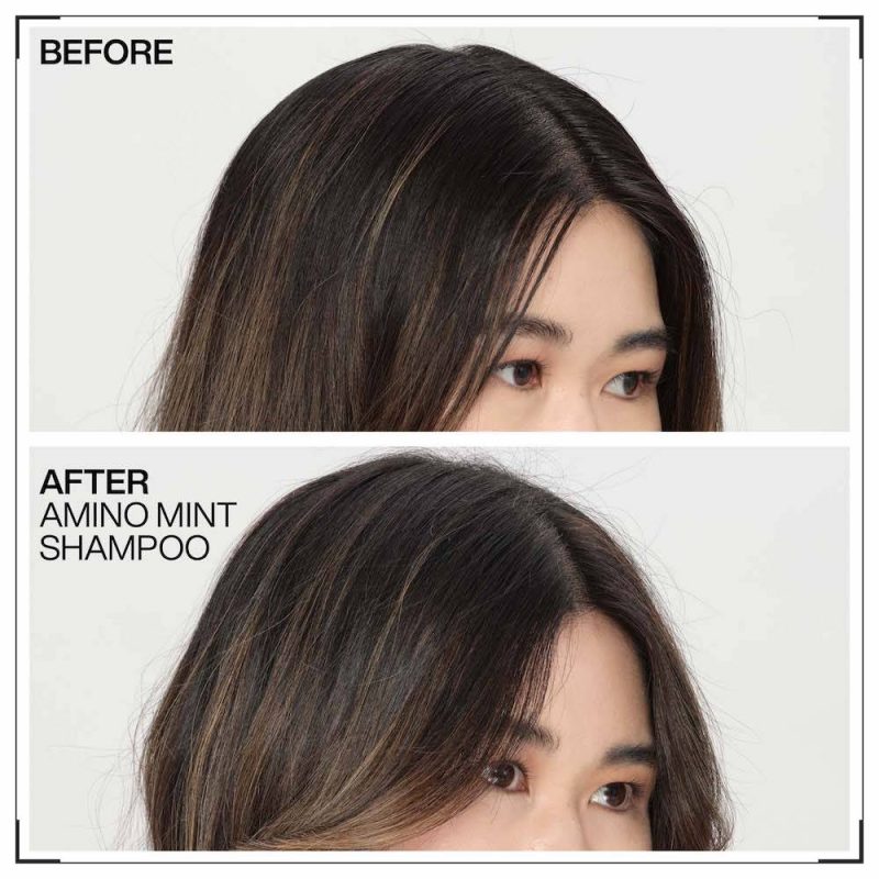 Redken NYC Amino Mint шампон против мастење на коса и скалп 300ml 5 Redken NYC Amino Mint шампон против мастење на коса и скалп 300ml 4