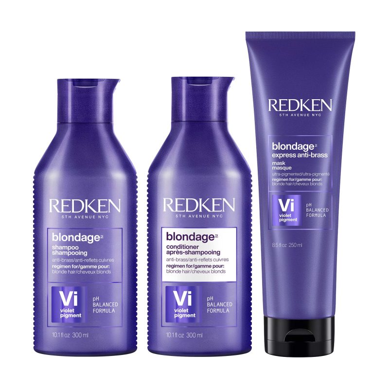 Redken NYC Color Extend Blondage ултра-пигментирана маска за неутрализација на портокалови тонови на руса коса 300мл 4