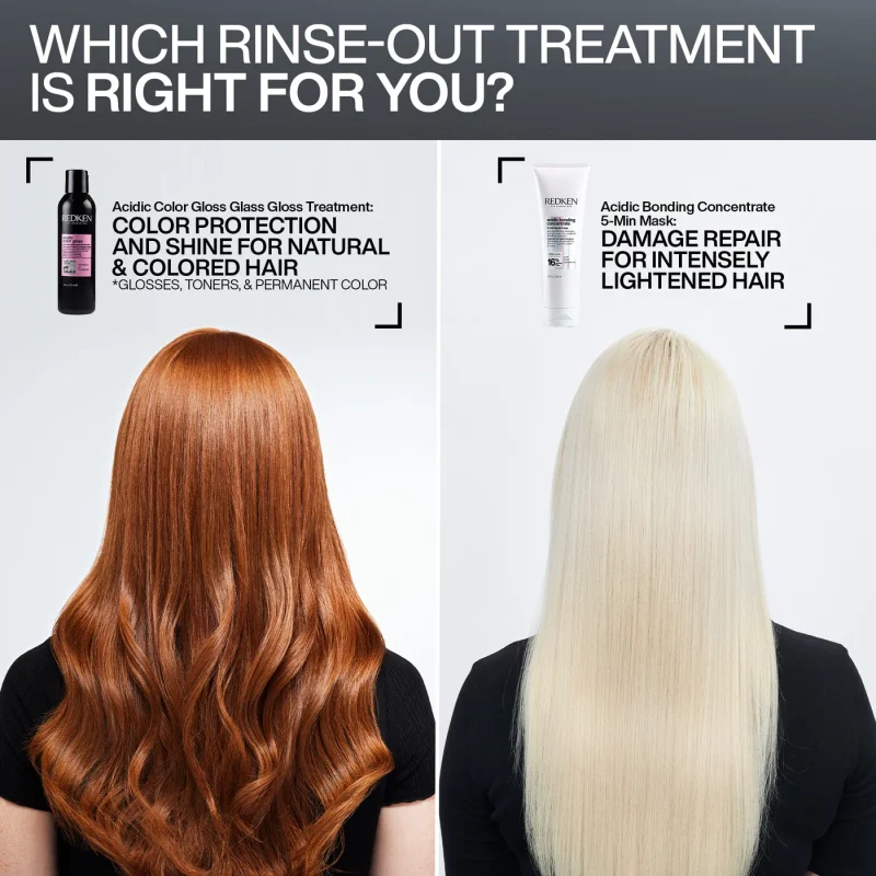 Redken NYC Acidic Bonding Concentrate 5-min Liquid Mask течна маска без сулфати за длабока хидратација и обнова 250мл 14