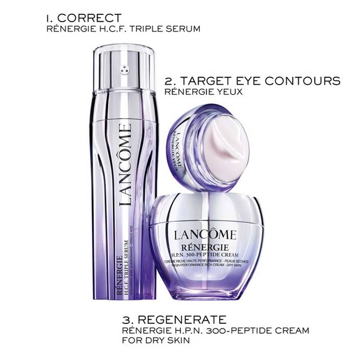 Lancôme Rénergie H.P.N. 300-Peptide Rich Cream хидратантна крема со ниацинамид против стареење за сува кожа 50мл 8
