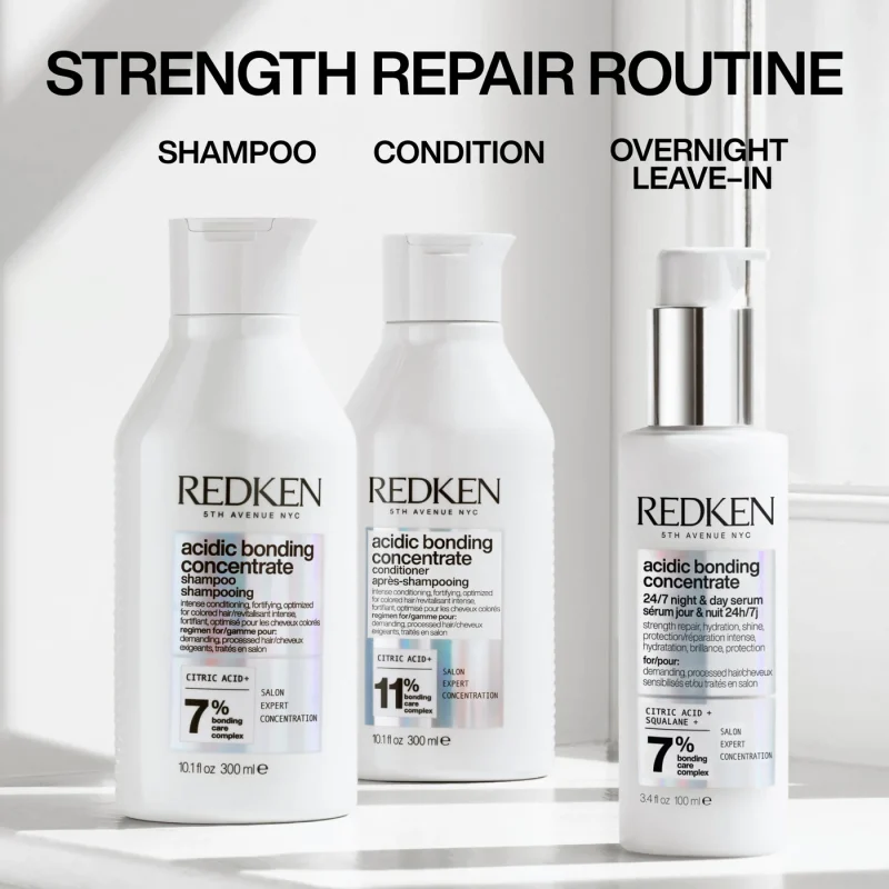 Redken NYC Acidic Bonding Concentrate 24/7 Night & Day Serum ноќен серум за обнова на оштетена и процесирана коса 100мл 18