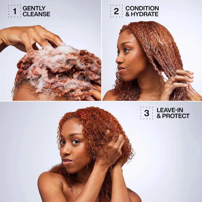 Redken NYC Acidic Bonding Curls Silicone-free Shampoo шампон без силикони и сулфати за оштетена кадрава коса 300мл 4