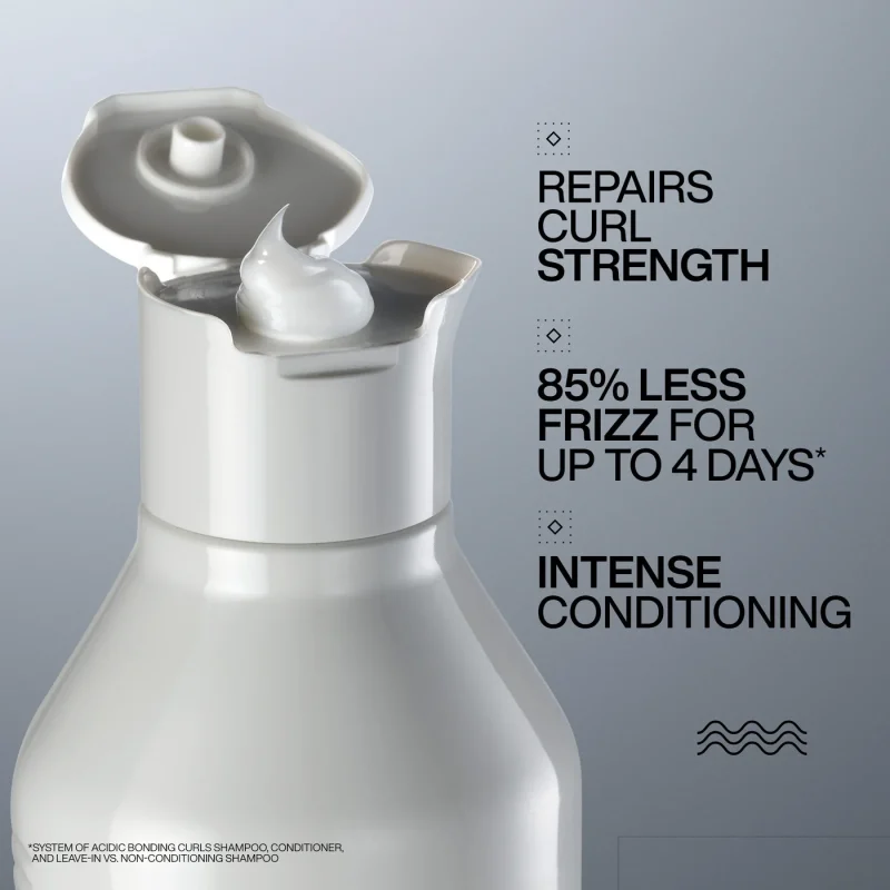 Redken NYC Acidic Bonding Curls Silicone-Free Leave-In Treatment третман без одмивање за заштита, сјај и обнова на оштетената кадрава коса 250мл 2