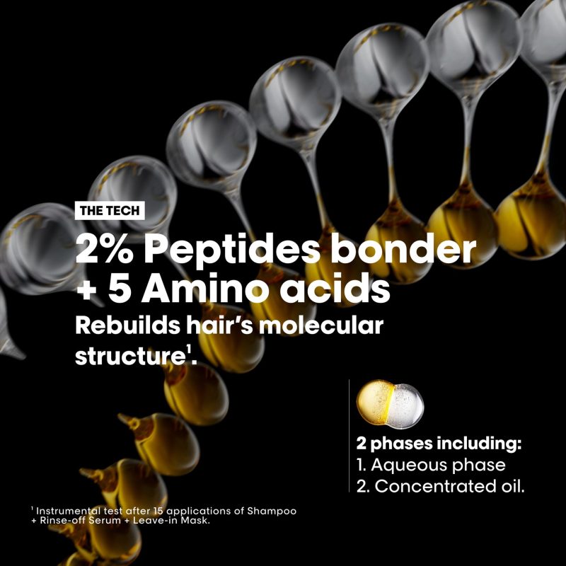 L’Оreal Professionnel Absolut Repair Molecular Professional Bi-phase Oil масло за оштетена коса 90ml 11 L’Оreal Professionnel Absolut Repair Molecular Professional Bi-phase Oil масло за оштетена коса 90ml 10