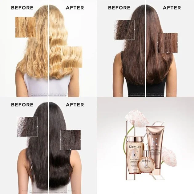 Kérastase Gloss Absolu Bain Hydra-Glaze хидрирачки осветлувачки шампон за долга коса склона кон frizz 250мл 54