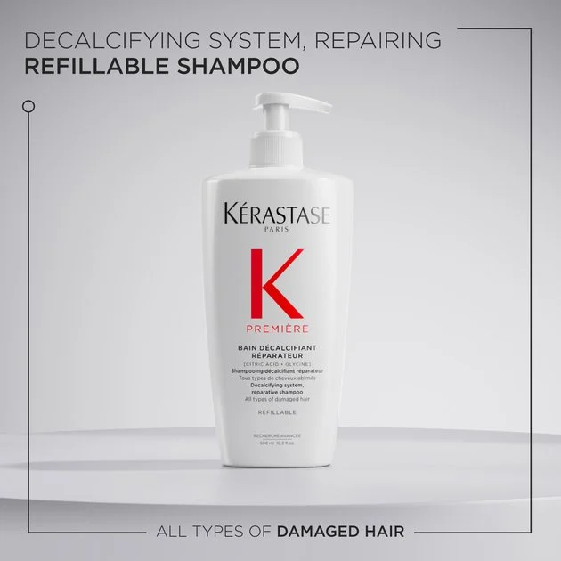 Kérastase Première Bain Décalcifiant Réparateur декалцифицирачки шампон за обнова на сите типови оштетена коса 500мл 2