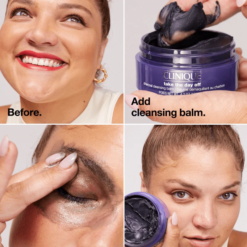 Clinique Take The Day Off™ Charcoal Cleansing Balm балсам со јаглен за чистење на сите типови кожа 125мл 13 Clinique Take The Day Off™ Charcoal Cleansing Balm балсам со јаглен за чистење на сите типови кожа 125мл - Image 2