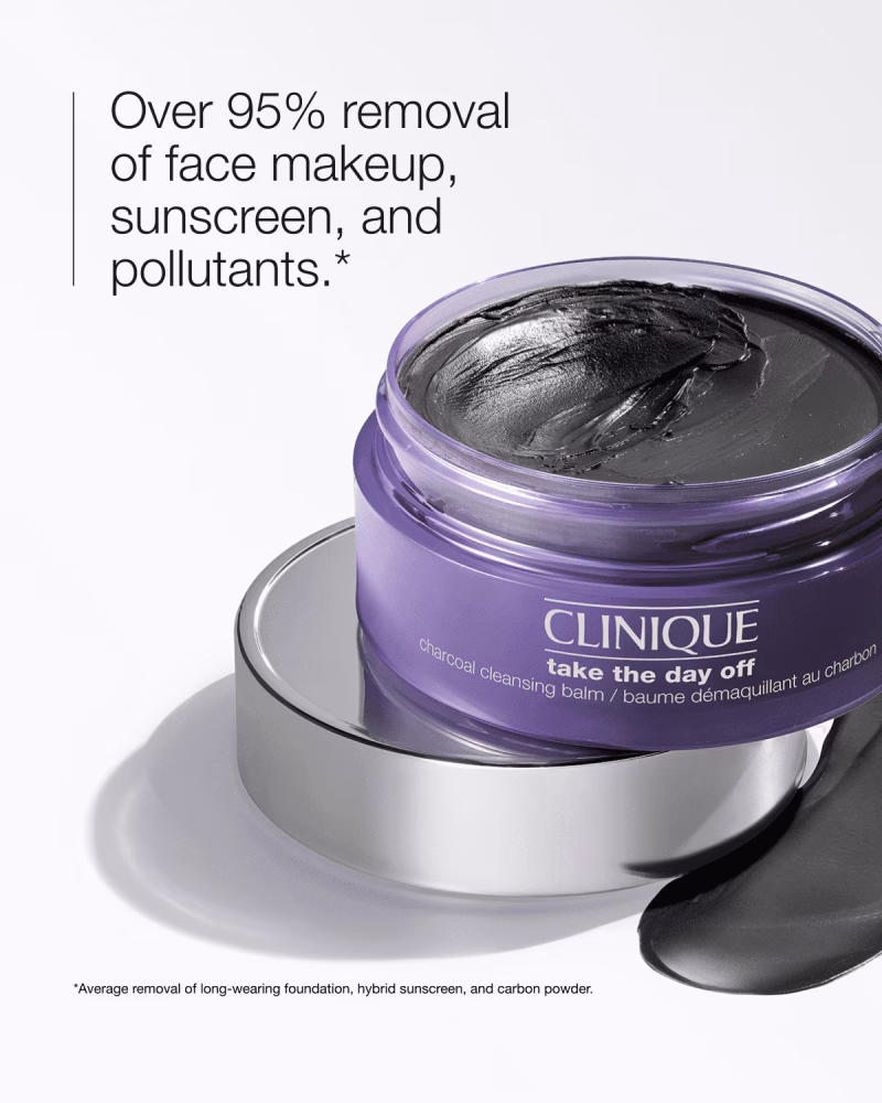 Clinique Take The Day Off™ Charcoal Cleansing Balm балсам со јаглен за чистење на сите типови кожа 125мл 9 Clinique Take The Day Off™ Charcoal Cleansing Balm балсам со јаглен за чистење на сите типови кожа 125мл 8