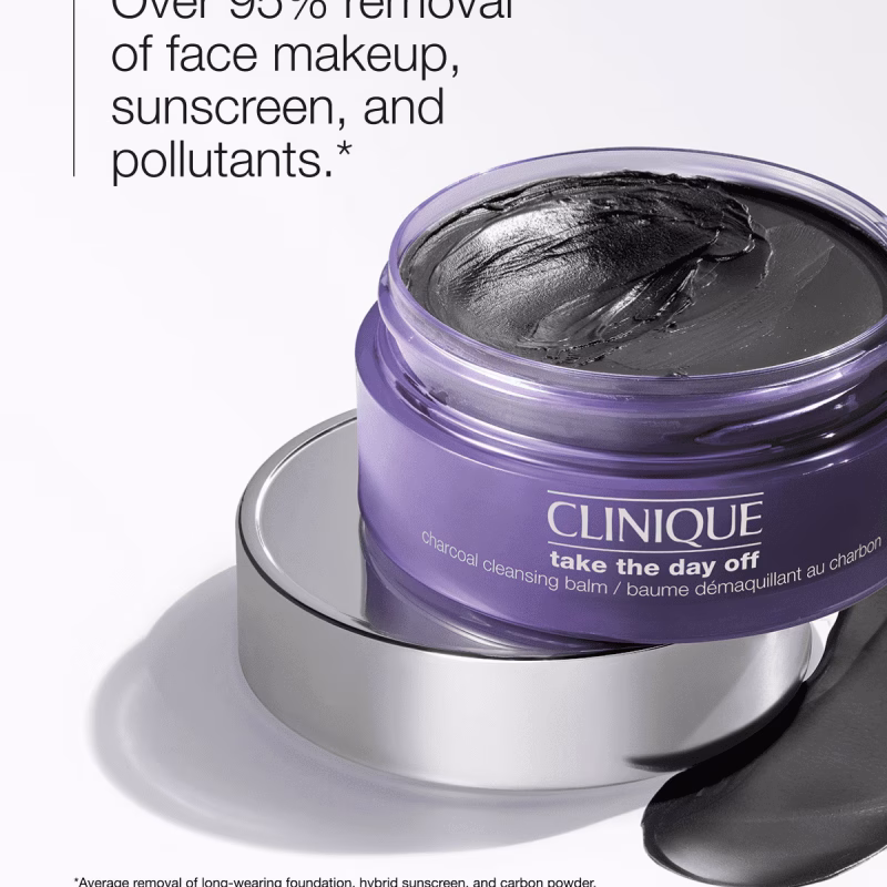 Clinique Take The Day Off™ Charcoal Cleansing Balm балсам со јаглен за чистење на сите типови кожа 125мл 16 Clinique Take The Day Off™ Charcoal Cleansing Balm балсам со јаглен за чистење на сите типови кожа 125мл - Image 5