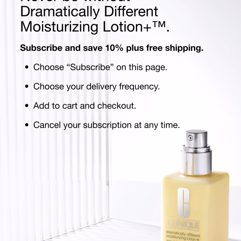 Clinique Dramatically Different Moisturizing Lotion+™ дневен навлажнувачки лосион за многу сува, сува и комбинирана кожа 27 Clinique Dramatically Different Moisturizing Lotion+™ дневен навлажнувачки лосион за многу сува, сува и комбинирана кожа - Image 8