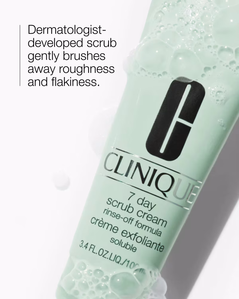 Clinique 7 Day Scrub Cream Rinse-Off Formula нежна крема за ексфолијација на сите типови кожа 100мл 7 Clinique 7 Day Scrub Cream Rinse-Off Formula нежна крема за ексфолијација на сите типови кожа 100мл 6