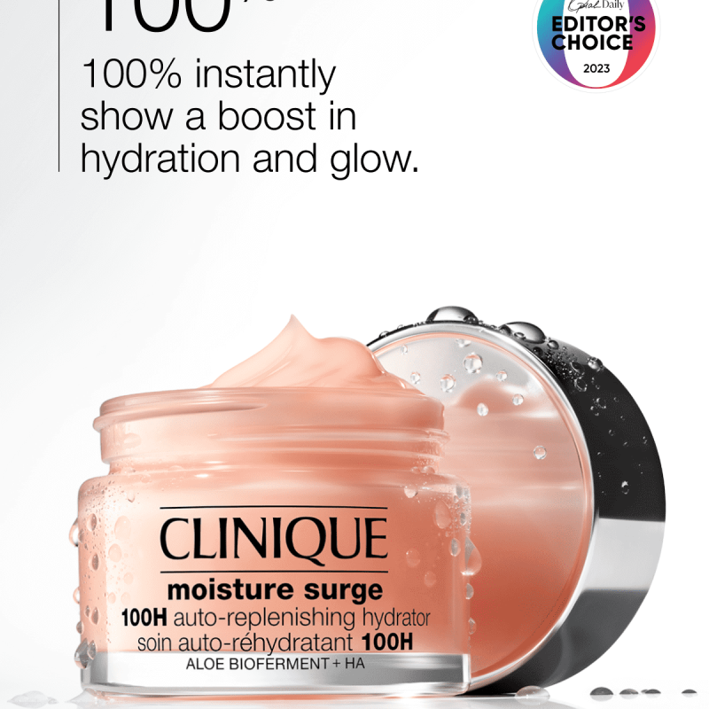 Clinique Moisture Surge™ 100H Auto-Replenishing Hydrator хидрaтантна крема за сите типови кожа 24 Clinique Moisture Surge™ 100H Auto-Replenishing Hydrator хидрaтантна крема за сите типови кожа - Image 7