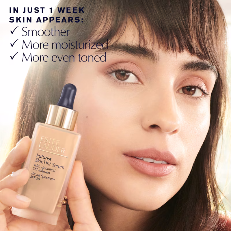 Estee Lauder Futurist SkinTint Serum SPF 20 нијансиран серум со инфузија од растителни масла и заштита од сонце SPF 20 9 Estee Lauder Futurist SkinTint Serum SPF 20 нијансиран серум со инфузија од растителни масла и заштита од сонце SPF 20 8