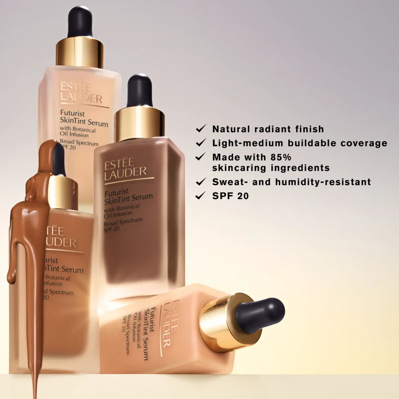 Estee Lauder Futurist SkinTint Serum SPF 20 нијансиран серум со инфузија од растителни масла и заштита од сонце SPF 20 11 Estee Lauder Futurist SkinTint Serum SPF 20 нијансиран серум со инфузија од растителни масла и заштита од сонце SPF 20 10