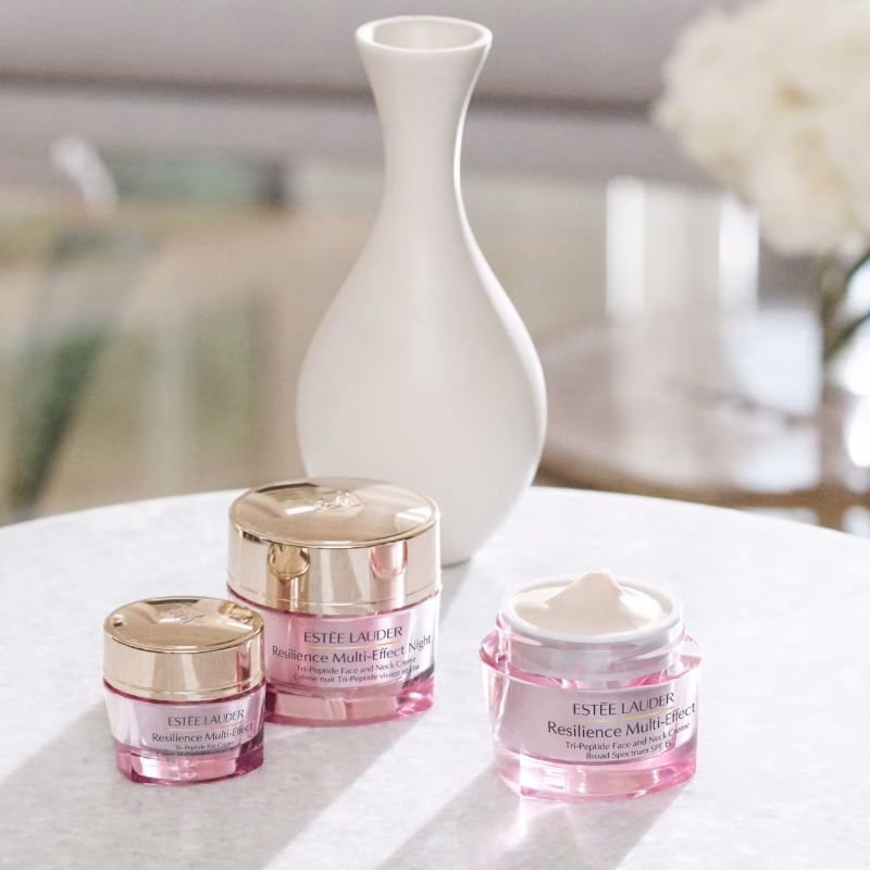 Estee Lauder Resilience Multi-Effect Night Moisturizer Tri-Peptide Face and Neck Creme трипептидна ноќна крема за лице и врат 50ml 8
