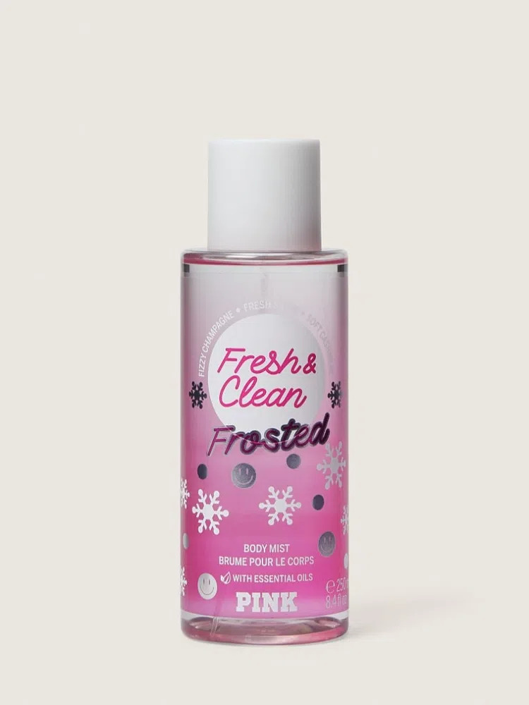 Victoria's Secret PINK Fresh & Clean Frosted парфимиран спреј за тело 250мл 2