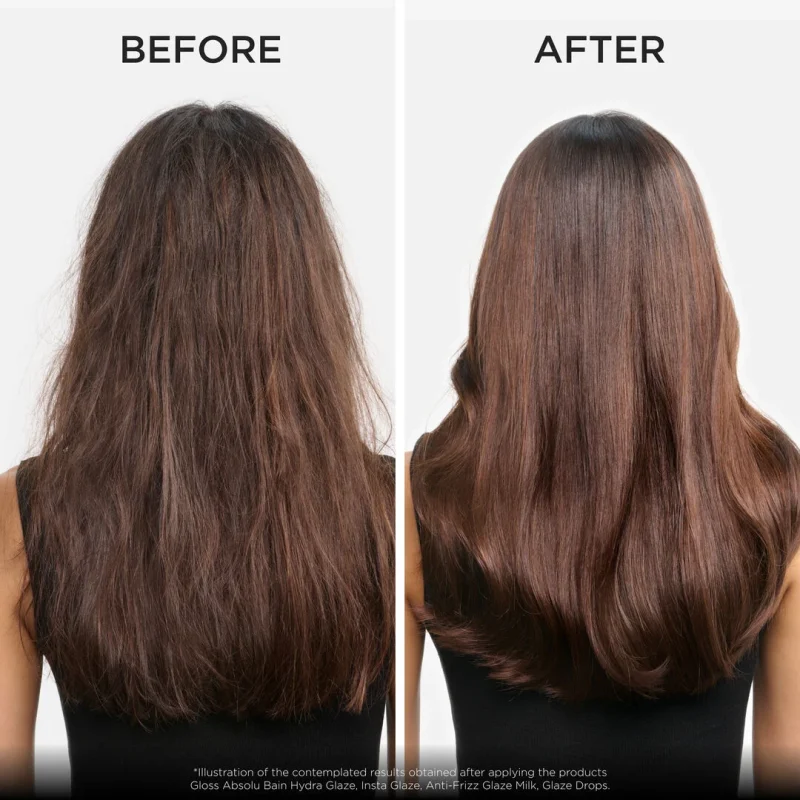 Kérastase Gloss Absolu Bain Hydra-Glaze хидрирачки осветлувачки шампон за долга коса склона кон frizz - Refill 500мл 2