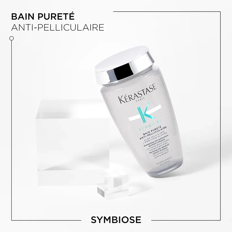 Kérastase Symbiose Bain Purete Anti-Pelliculaire прочистувачки шампон за масен чувствителен скалп склон кон првут 250мл 8