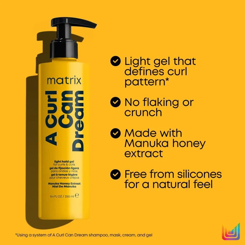 Matrix А Curl Can Dream лесен гел за обликување на кадрава коса 200ml 2