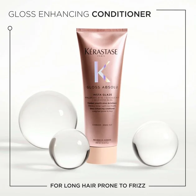 Kérastase Gloss Absolu Insta Glaze балсам за поттикнување сјај на долга коса склона кон frizz 250мл 28