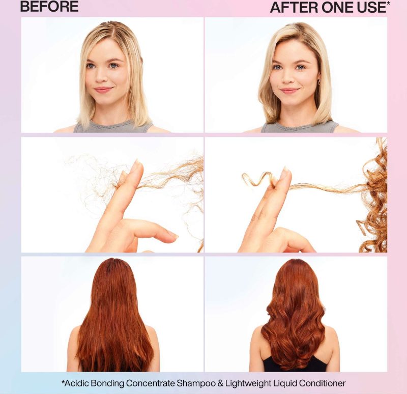 Redken NYC Acidic Bonding Concentrate Lightweight Liquid Conditioner лесен течен балсам за оштетена коса и испукани влакна 190мл 2