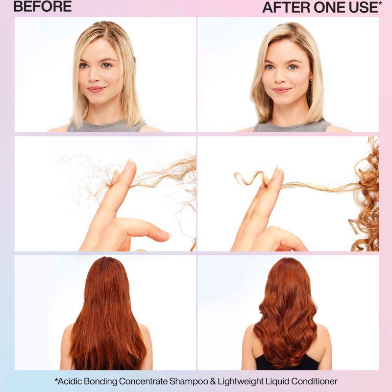 Redken NYC Acidic Bonding Concentrate Lightweight Liquid Conditioner лесен течен балсам за оштетена коса и испукани влакна 190мл - Image 2