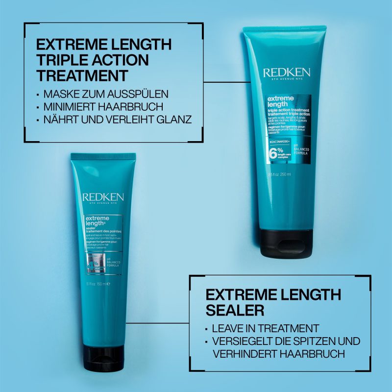 Redken NYC Extreme Length Triple Action 5 минутна третман маска за долга коса 250мл 15 Redken NYC Extreme Length Triple Action 5 минутна третман маска за долга коса 250мл 14