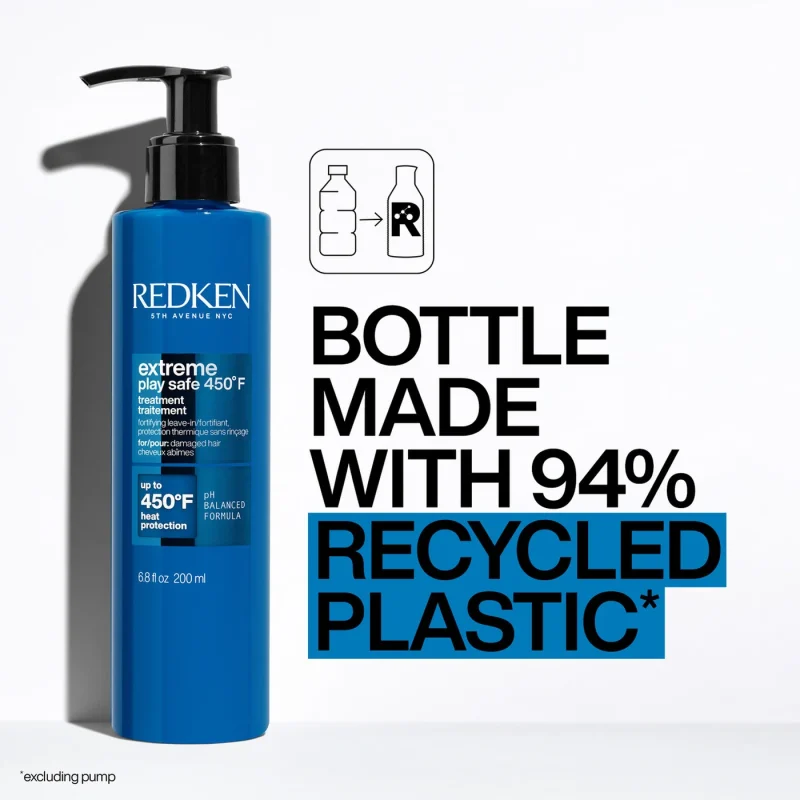 Redken NYC Extreme Play Safe зацврстувачки третман без одмивање за сите типови оштетена коса 250мл 6
