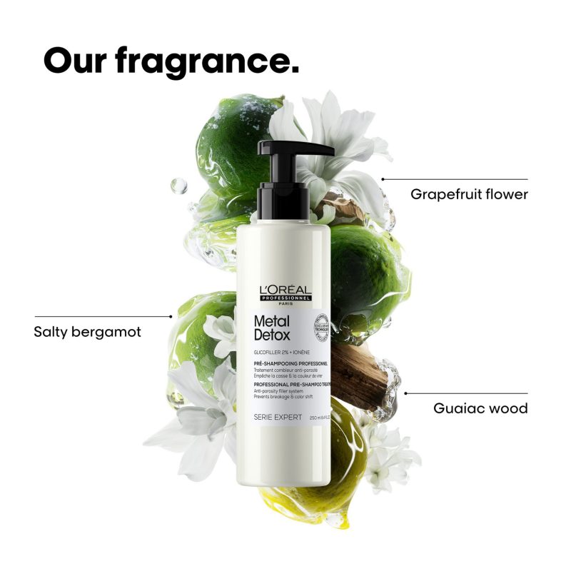 L`Oreal Professionnel Metal Detox пополнувачки третман пред шампонирање против порозност 250мл 10