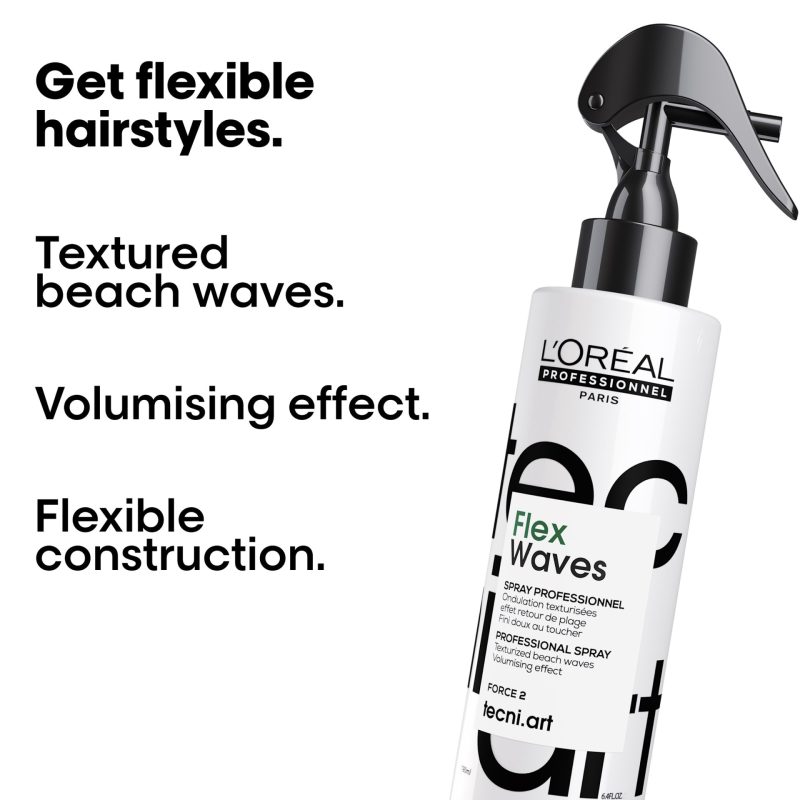 L’Oreal Professionnel Tecni Art Flex Waves професионален спреј со волумизирачки ефект за текстуризирана брановидна коса 190мл 2