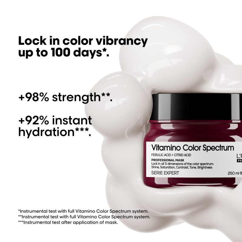 L'Оreal Professionnel Vitamino Color Spectrum маска за нега на сите типови боена коса 250мл 5 L'Оreal Professionnel Vitamino Color Spectrum маска за нега на сите типови боена коса 250мл 4