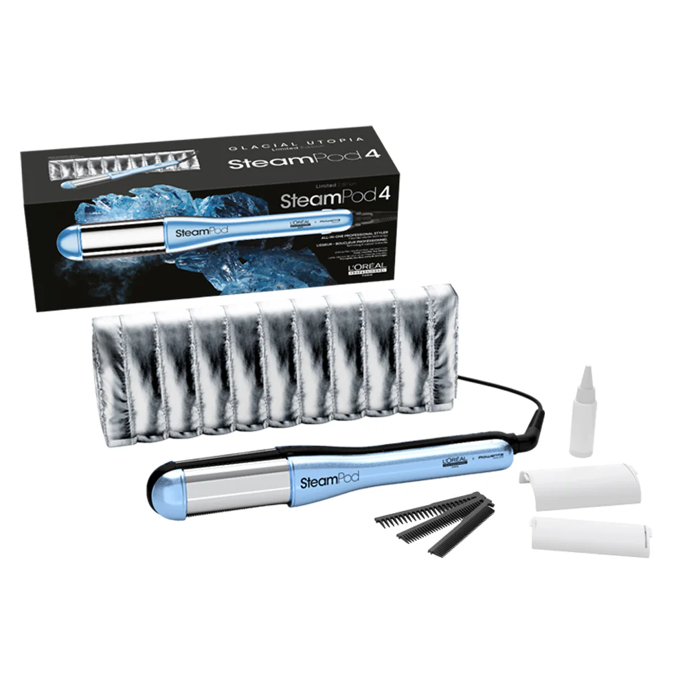 L’Oréal Professionnel Steampod 4.0 Glacial Utopia Limited Edition професионална пегла за коса 1
