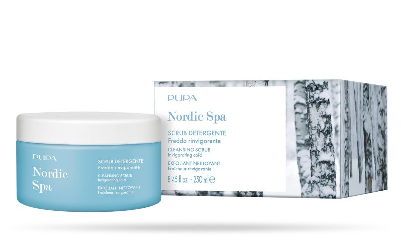 PUPA Nordic Spa освежувачки пилинг за тело со леден ефект 250мл 2