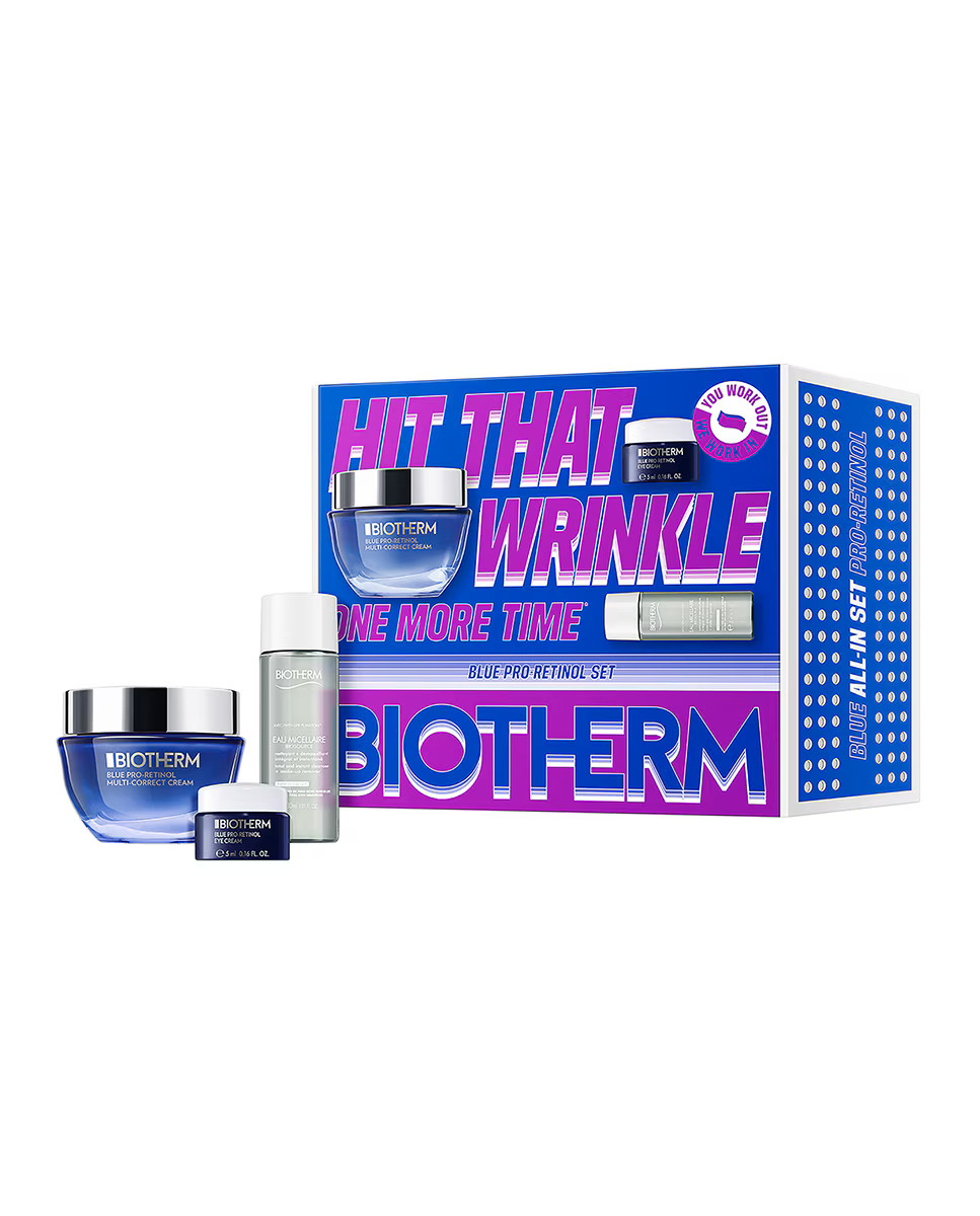 Biotherm Blue Pro-Retinol Set: Blue Pro-Retinol Multi-Correct Cream 50ml + Biosource Eau micellaire 30ml + Blue Therapy Pro-Retinol Eye Cream 5ml 2 Biotherm Blue Pro-Retinol Set: Blue Pro-Retinol Multi-Correct Cream 50ml + Biosource Eau micellaire 30ml + Blue Therapy Pro-Retinol Eye Cream 5ml 1