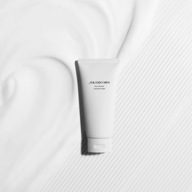 Shiseido Men Face Cleanser чистач и крема за бричење за мажи 125ml 4