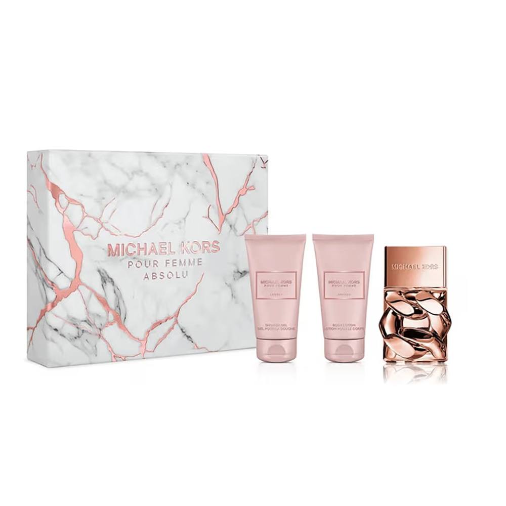 Michael Kors Pour Femme Absolu Eau de parfum 50ml + лосион за тело 50ml + гел за туширање 50ml 3