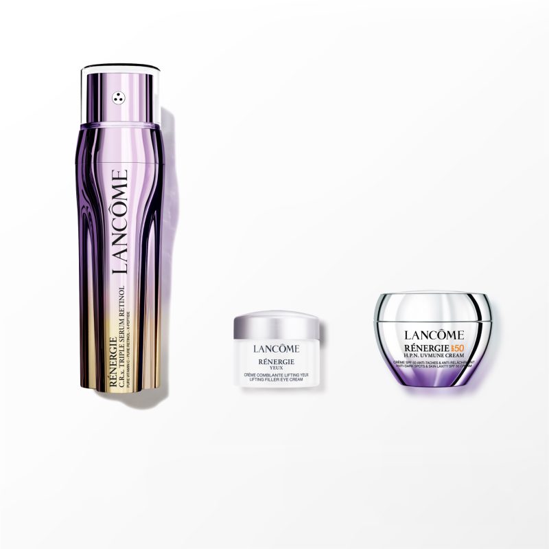 LancômeRénergie C.R.x. Triple Serum Set: Rénergie C.R.x. Triple Serum Retinol 50ml + Rénergie H.P.N. UVMUNE Cream SPF50 15ml + Rénergie Eye Cream 5ml 2