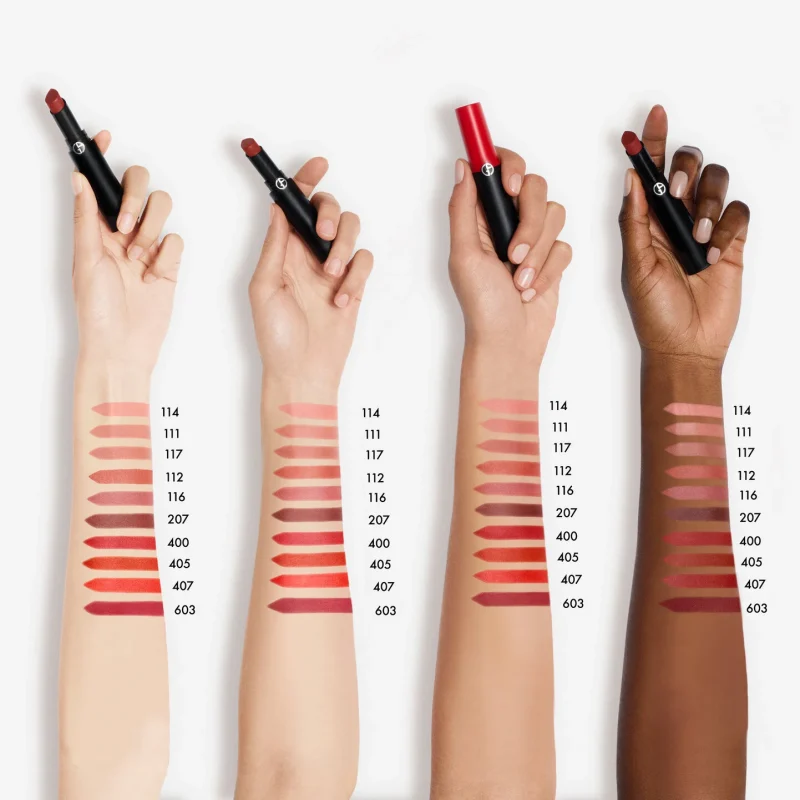 Giorgio Armani Beauty Lip Power Matte мат кармин за усни 4ml 3 Giorgio Armani Beauty Lip Power Matte мат кармин за усни 4ml 2