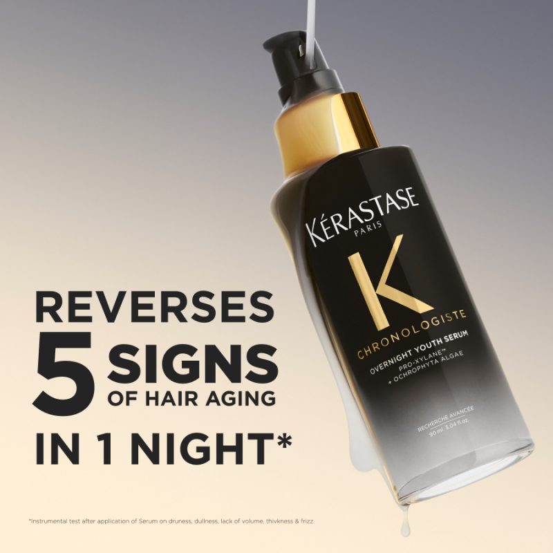 Kérastase Chronologiste Overnight Youth Hair Serum ноќен серум за коса ослабена од знаци на стареење 8