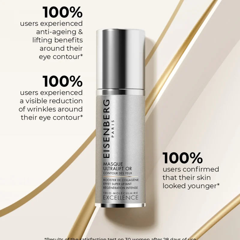 Eisenberg Excellence Gold Ultralift Mask - златна маска за пределот околу очите со лифтинг ефект - Image 4