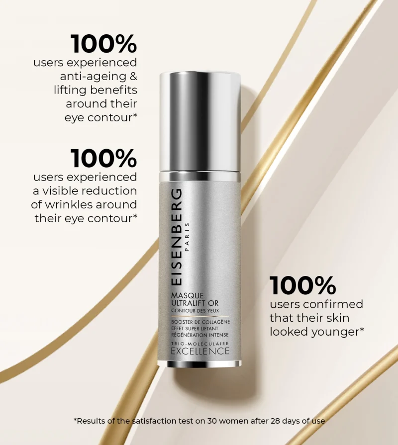 Eisenberg Excellence Gold Ultralift Mask - златна маска за пределот околу очите со лифтинг ефект 6