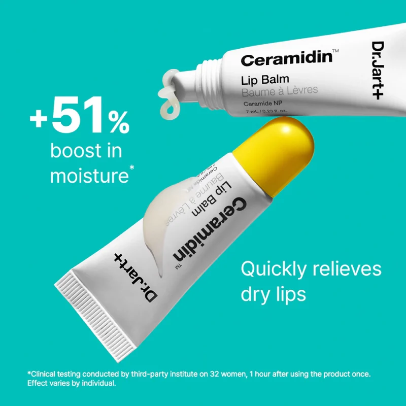 Dr.Jart+ Ceramidin™ Hydrating Ceramide Lip Balm балсам за интензивна хидратација на сувите усни 7ml 2