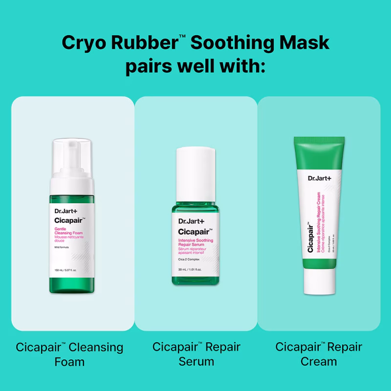 Dr.Jart+ Cryo Rubber™ Soothing Mask смирувачка маска за лице со алантоин и пептиди 4g 18