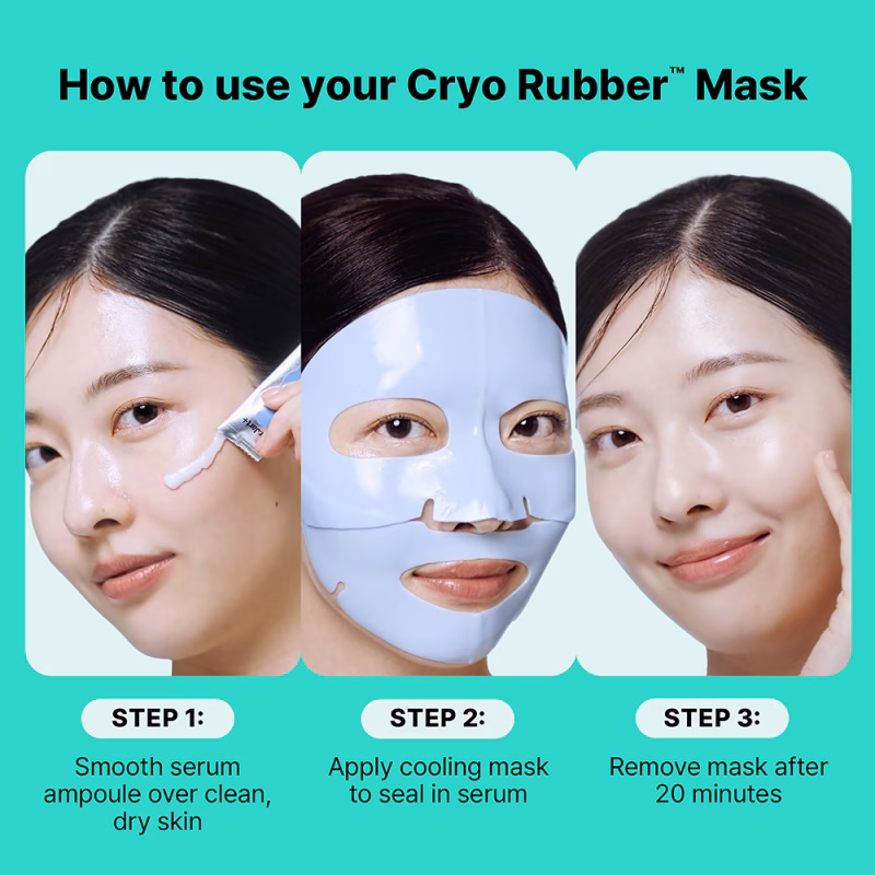 Dr.Jart+ Cryo Rubber™ Soothing Mask смирувачка маска за лице со алантоин и пептиди 4g 8