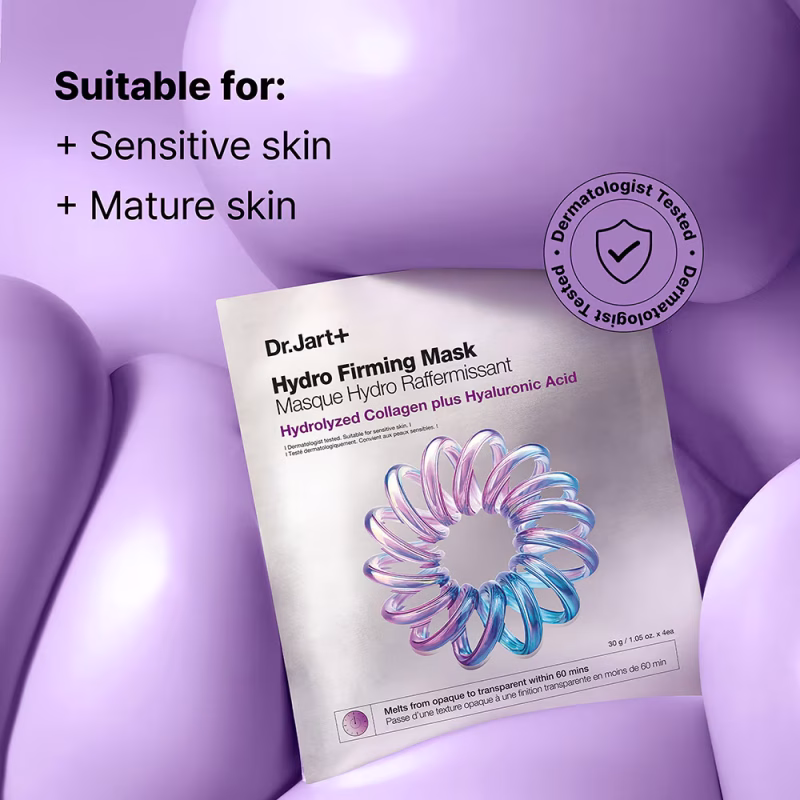Dr.Jart+ Hydro Firming Face Mask длабински хидратантна маска за лице со хидролизиран колаген и хијалуронска киселина 4g. 6